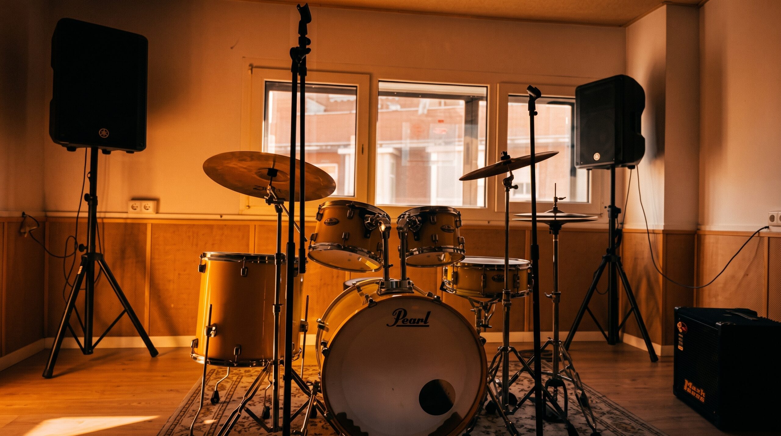 Banda en una sesión de ensayo tutelado